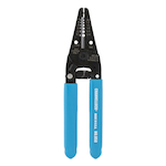 Channellock 958 Wire Stripper/Cutter, 20 to 10 AWG Solid/Stranded Cable, 6-1/4 in OAL, 1.61 in L Jaw, Steel Body