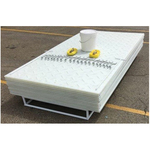 CHECKERS AlturnaMAT CMCP3 Ground Protection MatPak, 8 ft L x 3 ft W x 1/2 in THK, Clear, HDPE