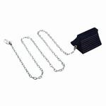CHECKERS MS1602-5-15 Heavy Duty Dock Chain, 15 ft L, 800 lb, 3/16 in Proof Coil, For Use With ELRC815 Wheel Chocks, Zinc Plated