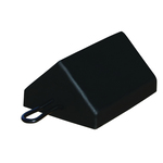 CHECKERS RC450 General Purpose Wheel Chock, 5-1/2 in H x 8 in W x 10 in D, UV Stabilized Polyurethane, Black