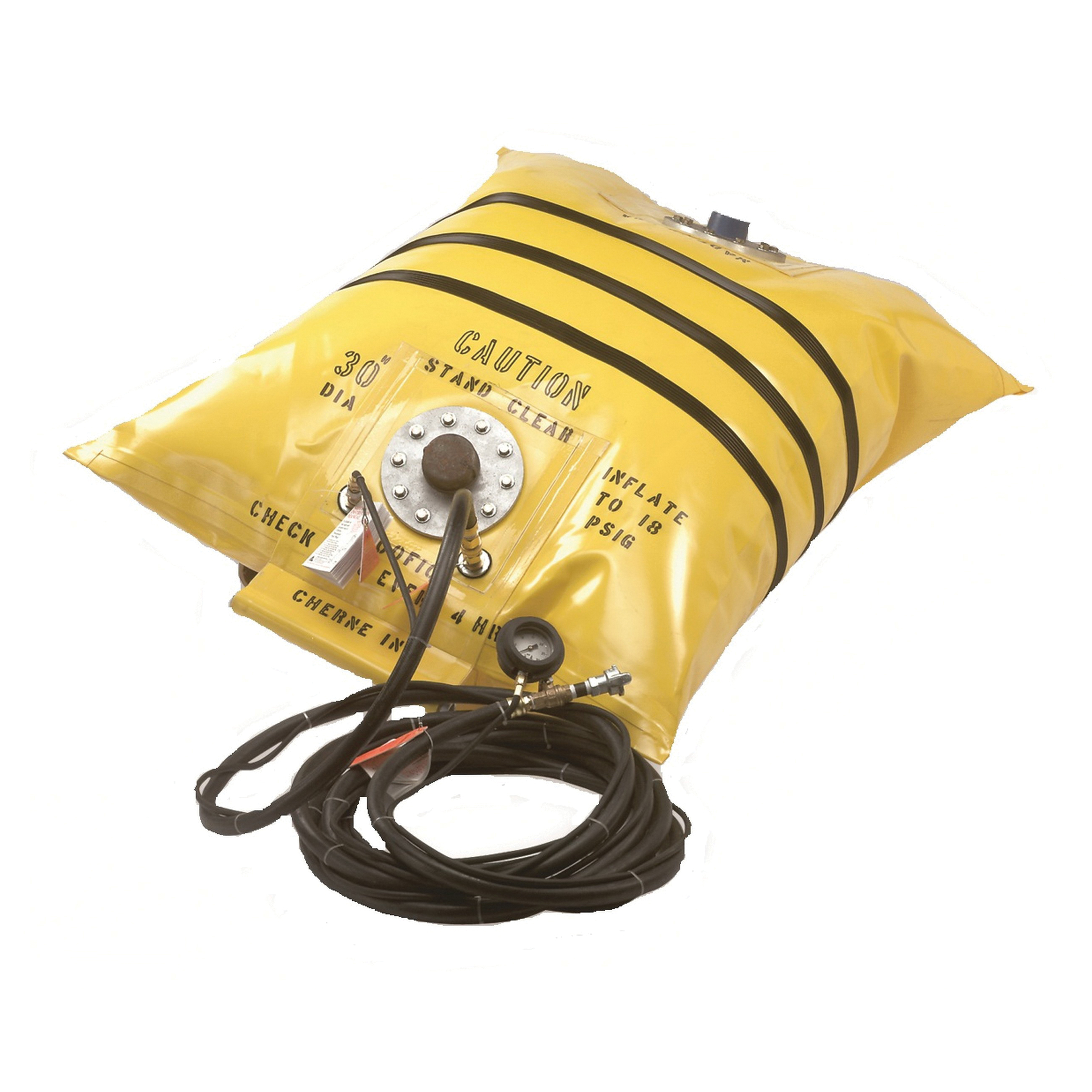 Cherne 266027 Pillow Style Plug, 30 in Pipe, 11 psi Back Working, Urethane, Domestic