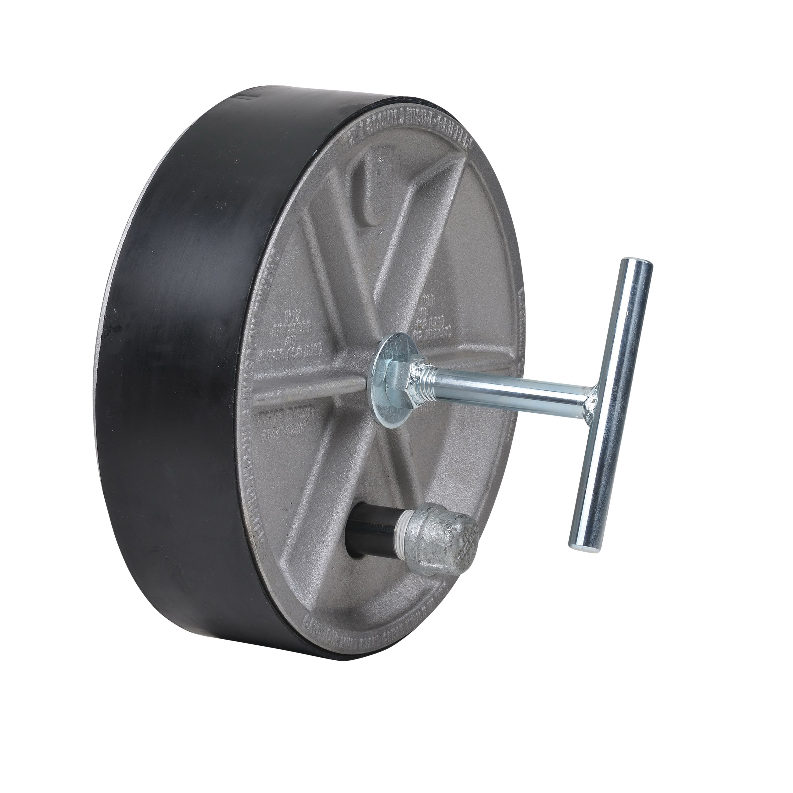 Cherne Gripper 272973 Mechanical Pipe Plug With Bypass, 12 in Nominal, Aluminum