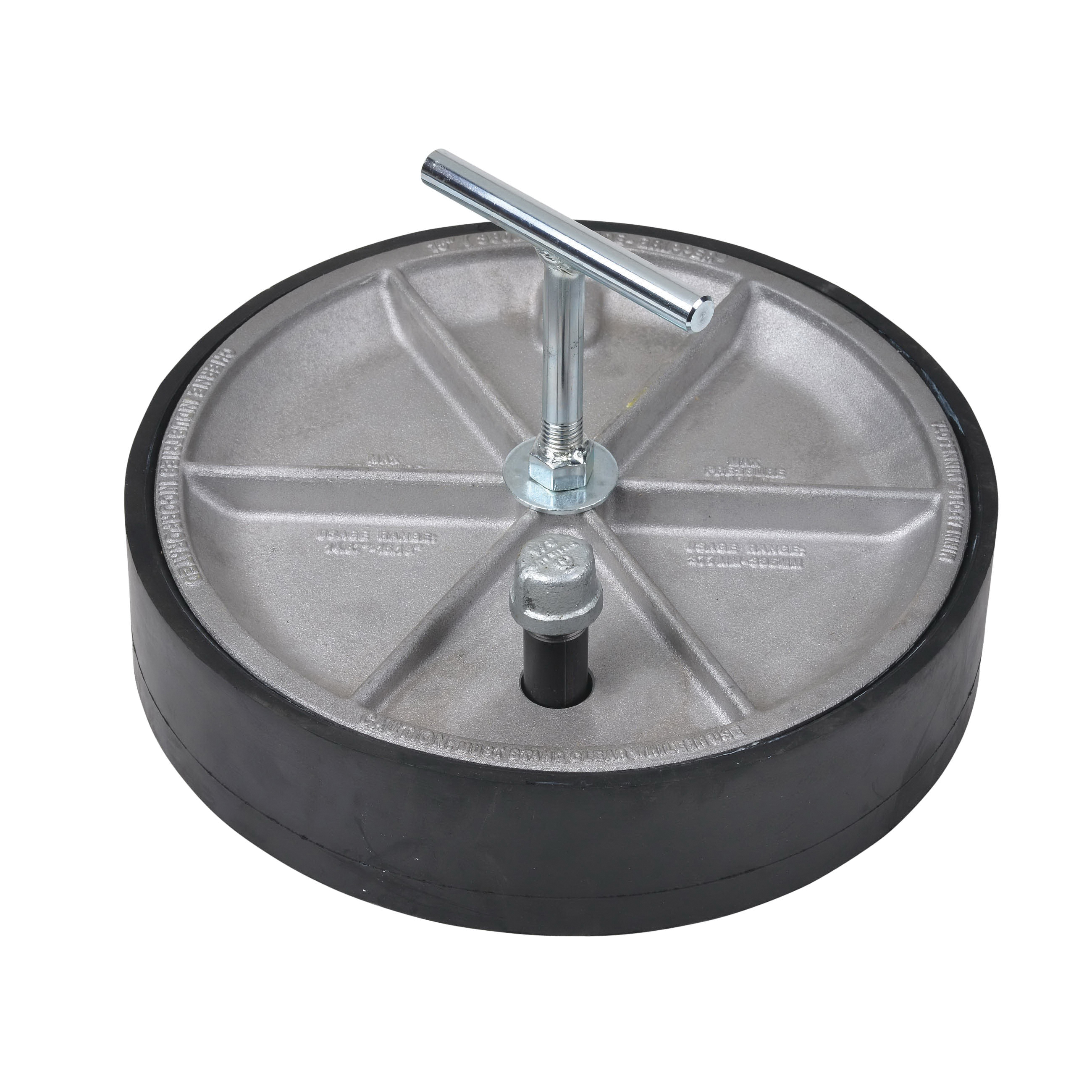 Cherne Gripper 272981 Mechanical Pipe Plug With Bypass, 15 in Nominal, Aluminum