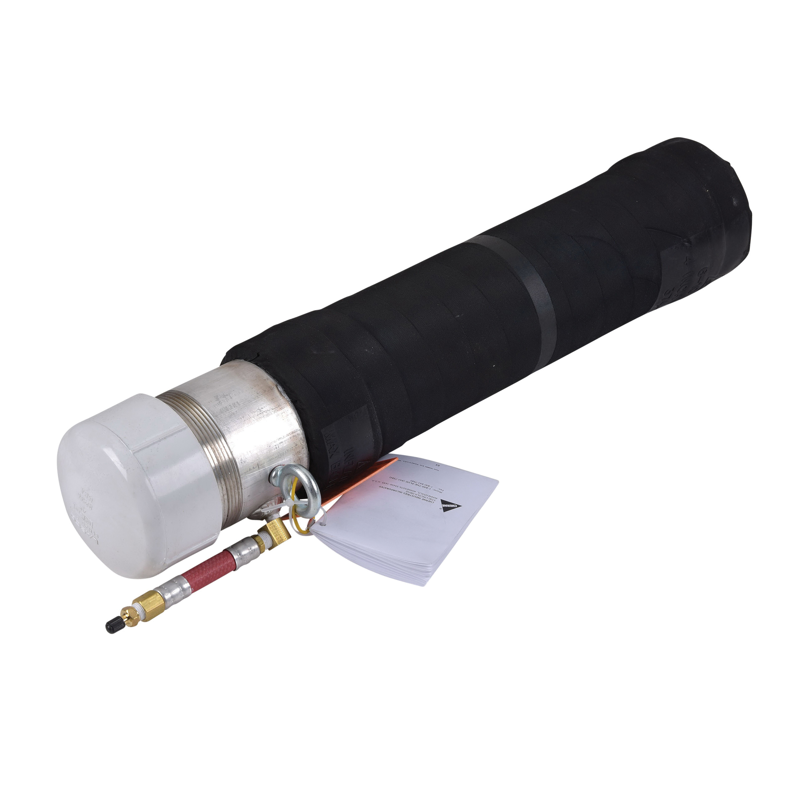 Cherne Big Mouth 376088 Multi-Size Flow-Through Plug, 8 to 12 in Pipe, 15 psi Back Working, Domestic