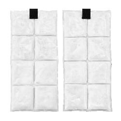 Chill-Its 12120 6250 4-Piece Phase Change Cooling Vest Pack, For Use With 6255 and 6260 Cooling Vest, Polyester Cotton, Clear