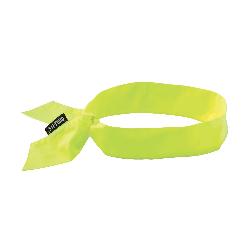 Chill-Its 12301 6700 Evaporative Cooling Bandana, Universal, Lime, Polymer, Tie Closure