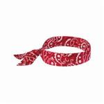 Chill-Its 12305 6700 Evaporative Cooling Bandana, Universal, Red Western, Polymer, Tie Closure
