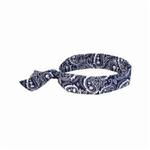 Chill-Its 12306 6700 Evaporative Cooling Bandana, Universal, Navy Western, Polymer, Tie Closure