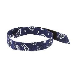 Chill-Its 12316 6705 Evaporative Cooling Bandana, Universal, Navy Western, Polymer, Hook and Loop Closure