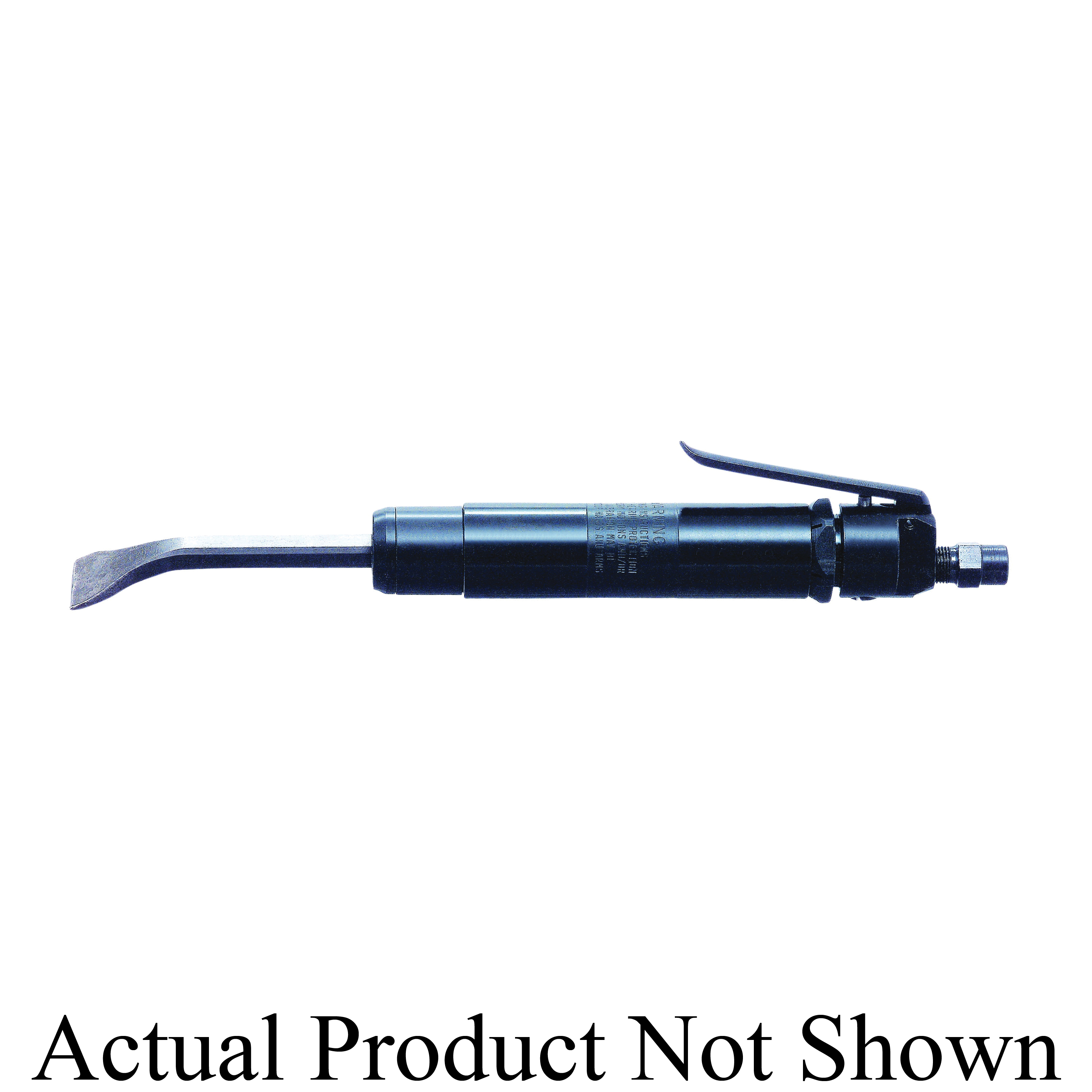 Cleco BR-CNB-LT-RD BR Series Inline Round Pneumatic Chisel Scaler, 90 psi, Tool Only