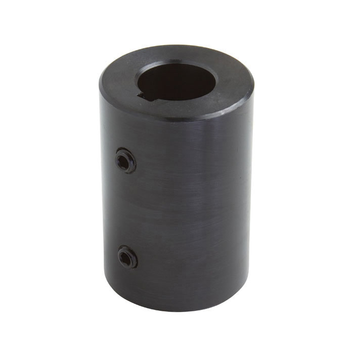 Climax MRC-10-KW Setscrew Rigid Coupling With 3 x 1.8 mm Keyway, 10 mm Dia Bore, 19 mm OD, 25 mm OAL, 41 in-lb Torque