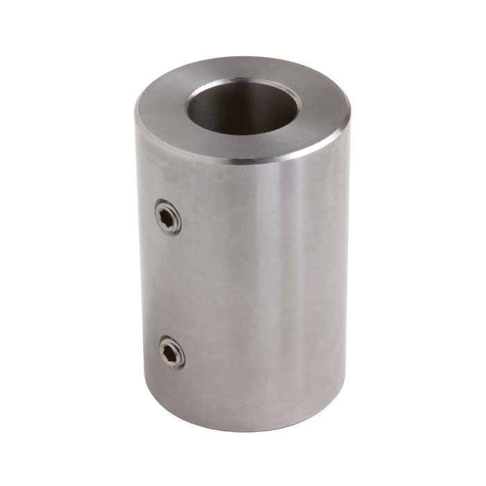 Climax MRC-10-S Setscrew Rigid Coupling, 10 mm Dia Bore, 19 mm OD, 25 mm OAL, 24 in-lb Torque