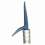 CM 10002 Pike Pole, Straight Hook Tip, 1-1/2 in Dia x 8 ft L, Anodized Aluminum Handle