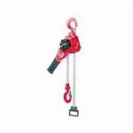 Coffing Hoists 09420W LSB-B Ratchet Lever Chain Hoist, 0.75 ton Load, 5 ft H Lifting, 46 lb Rated