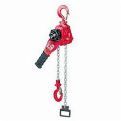 Coffing Hoists 09422W LSB-B Ratchet Lever Chain Hoist, 0.75 ton Load, 15 ft H Lifting, 46 lb Rated, 15 ft L Chain, 15/16 in Hook Opening
