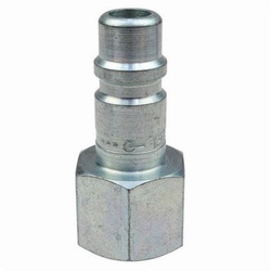 Coilhose 1202 Coilflow Manual Industrial Type 12 Manual Industrial Hose Connector, 1/2 in Nominal, Quick Connect Coupler x FNPT, 300 psi Pressure, Steel, Domestic