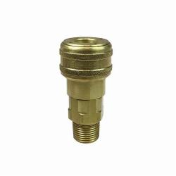 Coilhose 122A Coilflow Automatic Industrial Type 12 Automatic Industrial Hose Coupler, 1/2 in Nominal, Quick Disconnect Coupler x FNPT, 300 psi Pressure, Brass, Domestic