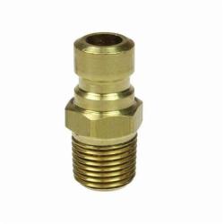 Coilhose 6-252V Moldflow Pipe Connector, 1/4 in x 1/4-18 Nominal, MPT End Style, Brass, Domestic