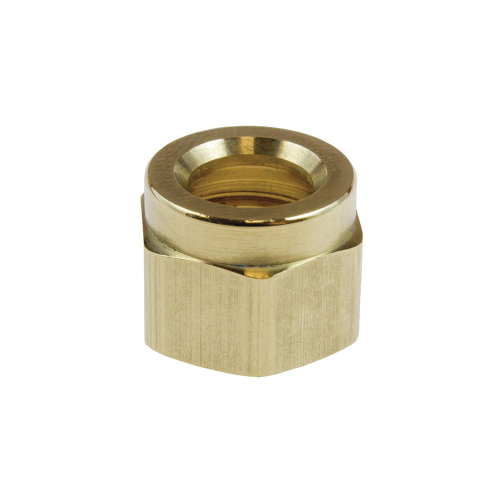 Coilhose CN06 Nylon Coil Nut, Brass, Domestic