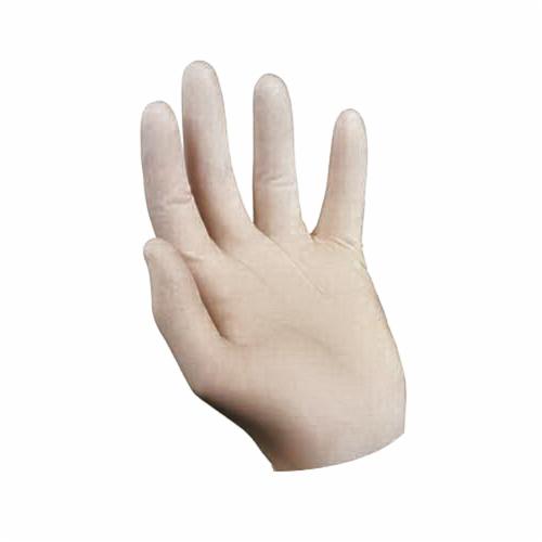 TouchNTuff 516704 69-210 Disposable Gloves, S/SZ 7, Natural Rubber Latex, Natural, 9 in L, Powdered, 5 mil THK, Application Type: Food/Industrial Grade, Ambidextrous Hand