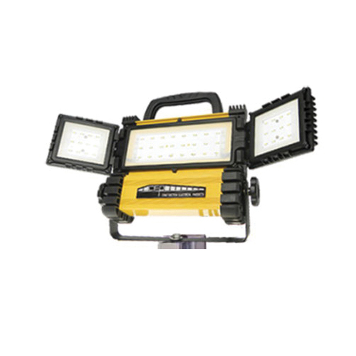 Construction Electrical 5220 Corded Portable Work Light, LED Lamp, 51 W Lamp, 120 VAC, Stubby Base, 3 Heads