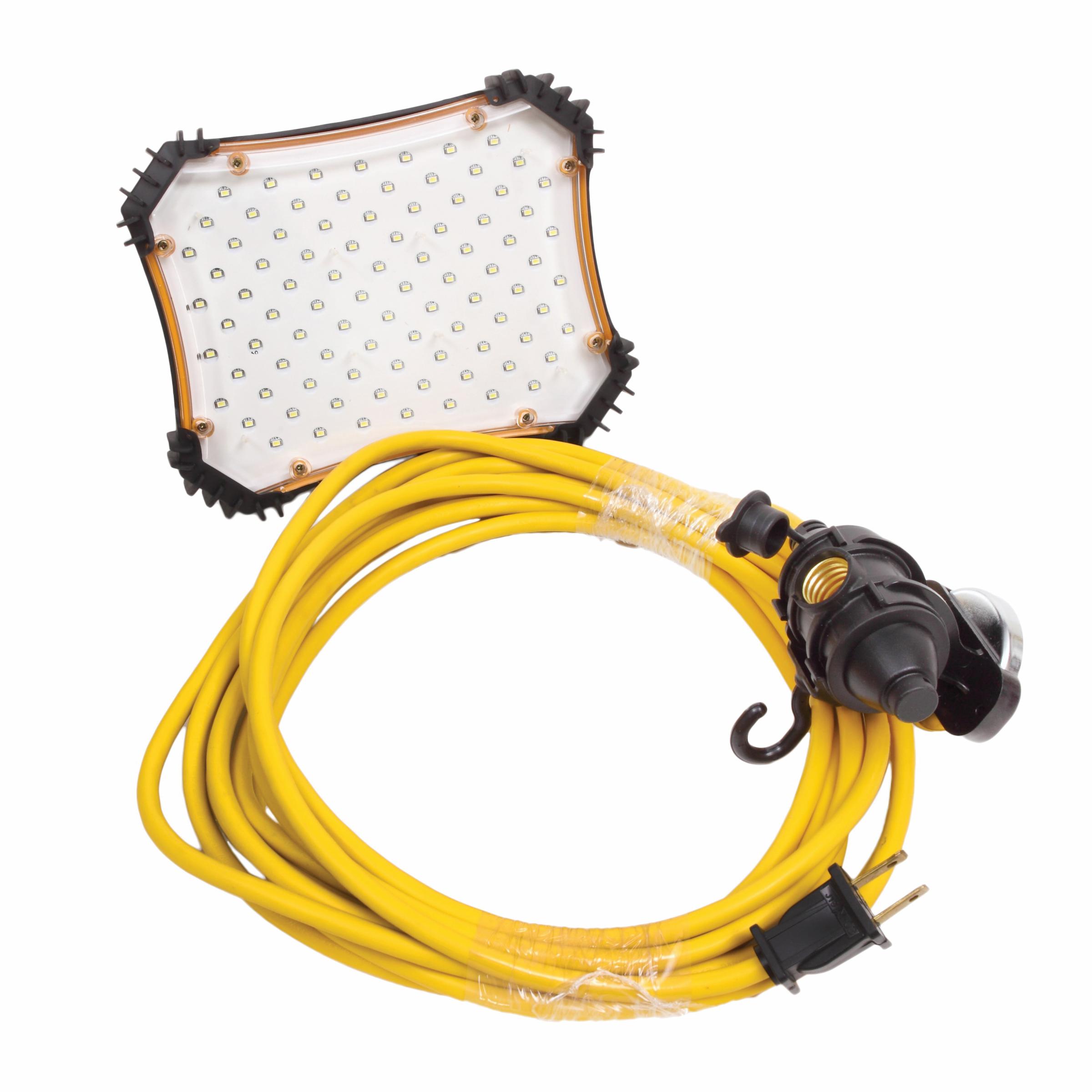 Construction Electrical 97120 String Light, LED Lamp, 7.5 W Fixture, White, 90 Lamps