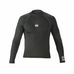 Core Performance Work Wear 40206 6435 Long Sleeve Thermal Shirt With Flat Seams, 2XL, Black, Polyester