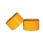 Cortina 03-10-106 Construction Grade Temporary Pavement Marking Tape, 50 yd L x 4 in W, Yellow, Glass Bead Coated Paper with Foil Backing, Peel and Stick Mount