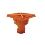 Cortina 97-1810 Bargard Rebar Cap, 3-1/2 in L, Polyethylene, Safety Orange