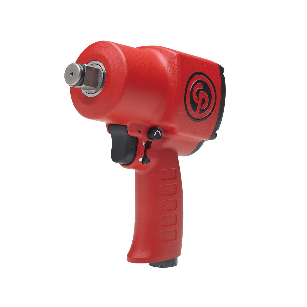 CP 8941077620 Stubby Impact Wrench, 3/4 in Drive, 200 to 900 N-m Forward/1420 N-m Reverse Torque, 34.75 cfm Air Flow, 6.2 in OAL