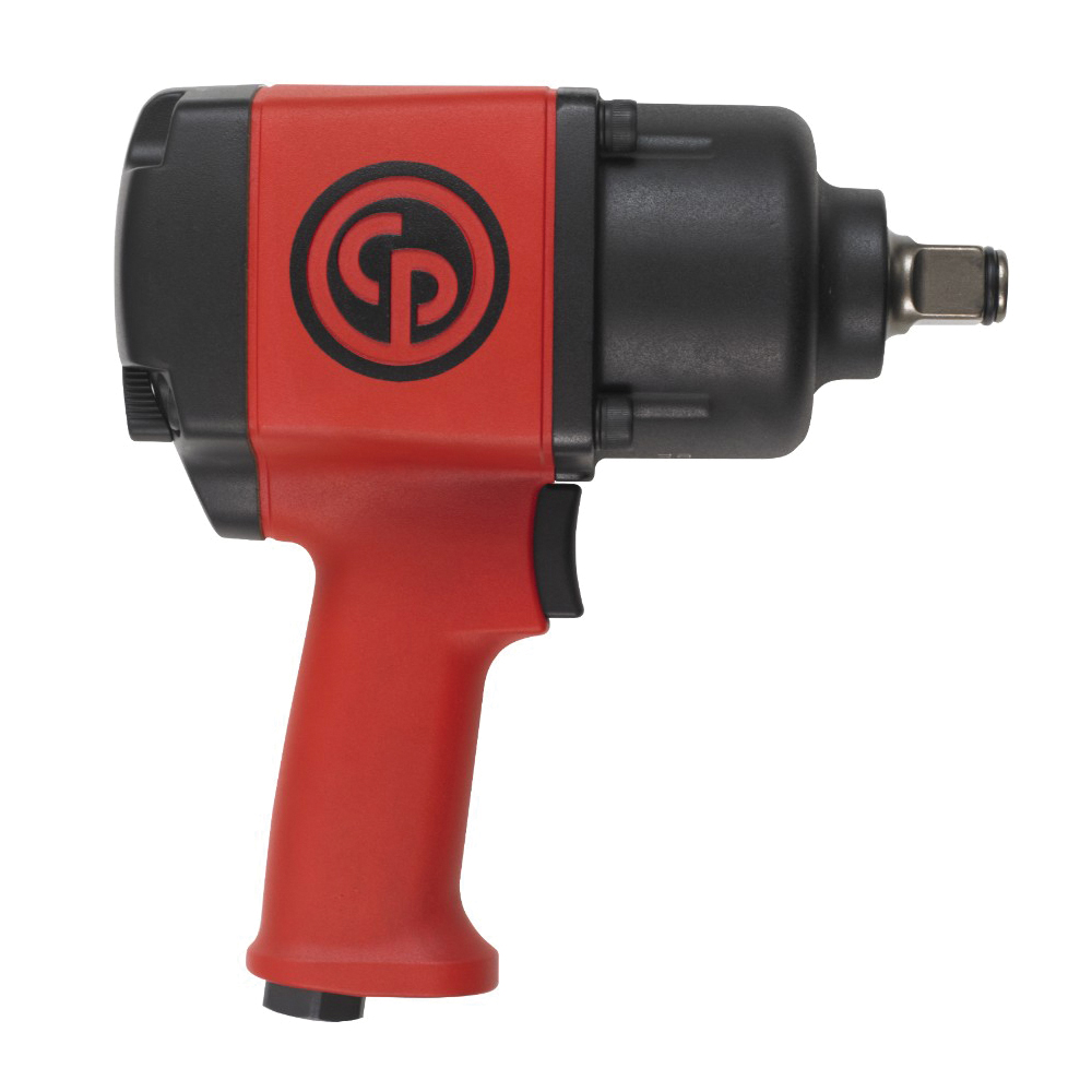 CP 8941077630 Impact Wrench, 3/4 in Drive, 136 to 1288 N-m Forward/1630 N-m Reverse Torque, 30 cfm Air Flow, 8.8 in OAL