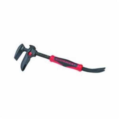 Crescent DB16 Code Red Adjustable Pry Bar With Nail Puller, Crow Bar/Claw End Tip, 16 in OAL, Chrome Vanadium