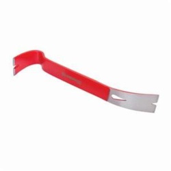 Crescent FB13 Code Red Pry Bar, 90 deg Flat/Ground End Tip, 13 in OAL, Carbon Steel