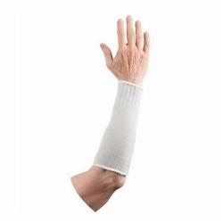 D-FLEX S927-10 Uncoated Cut-Resistant Sleeves, Universal, 10 in L x 7 ga THK, Stainless Steel, White