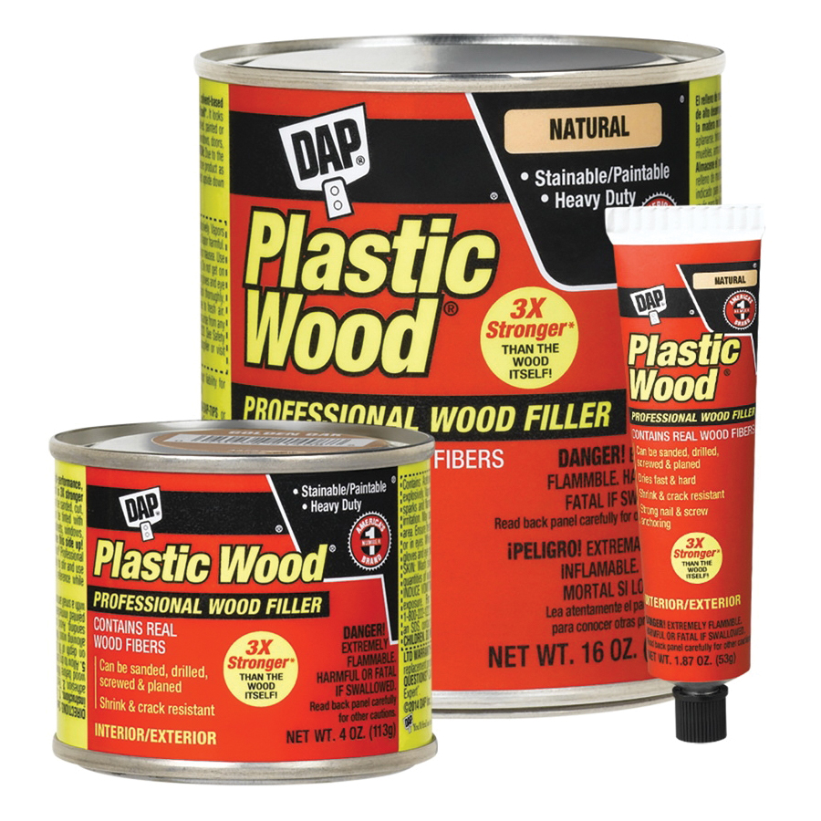 DAP 21502 Plastic Wood Professional Wood Filler, 4 oz, Natural
