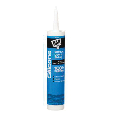 DAP 8647 Sealant, 10.1 fl-oz Cartridge, Bronze, Silicone Rubber Base