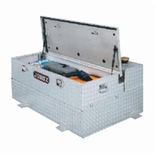 Delta by Apex Champion Fuel-N-Tool 433000 Heavy Duty Combo Liquid Transfer Tank With Removable Chest, Aluminum, Silver