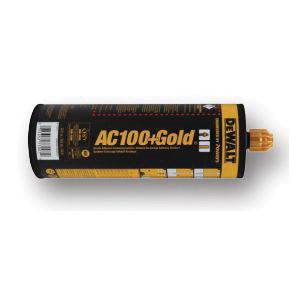 DeWALT AC100+ Gold 8490SD-PWR Injection Adhesive Anchoring System, 28 oz Cartridge