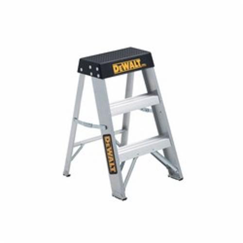 DeWALT by Louisville DXL2010-02 Type IA Industrial Step Ladder, 2 ft H Ladder, 300 lb Load, Aluminum, 2 Steps