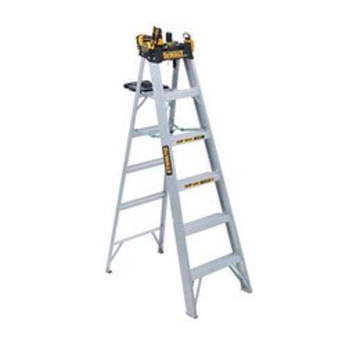 DeWALT by Louisville DXL2010-06 Type IA Industrial Step Ladder, 6 ft H Ladder, 300 lb Load, Aluminum, 6 Steps