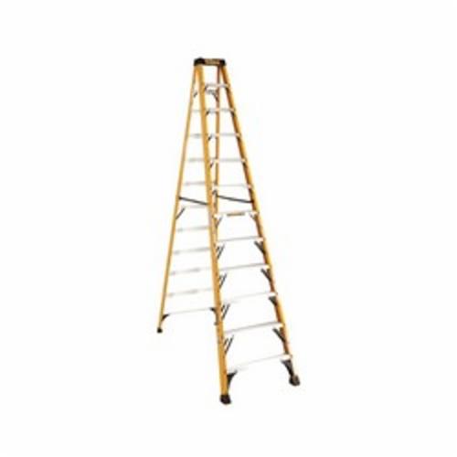 DeWALT by Louisville DXL3010-12 Type IA Standard Step Ladder, 12 ft H Ladder, 300 lb Load, Fiberglass, 11 Steps
