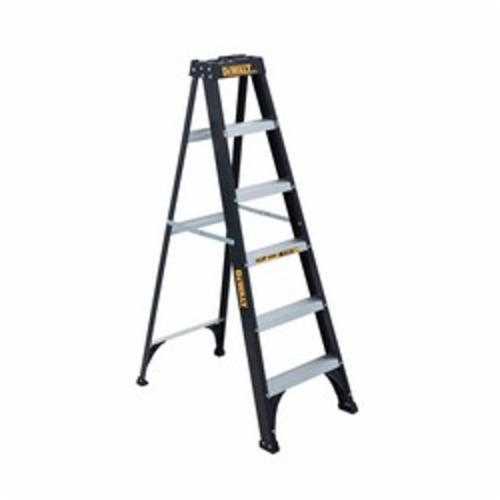 DeWALT by Louisville DXL3110-06 Type I Step Ladder, 6 ft H Ladder, 250 lb Load, 5 Steps, Fiberglass