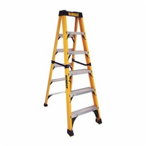 DeWALT by Louisville DXL3410-06 Type IAA Step Ladder, 6 ft H Ladder, 375 lb Load, Fiberglass, 5 Steps