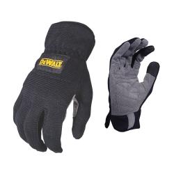DeWALT by Radians DPG218M Machine Washable General Purpose Gloves, M, Synthetic Palm, Nylon/Polyester/Spandex, Black, RapidFit/Short/Slip-On Cuff, Resists: Abrasion and Cut
