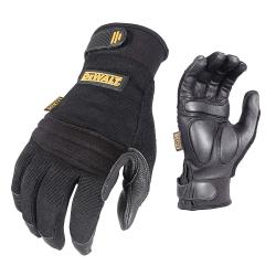 DeWALT by Radians DPG250M ToughTack Premium Padded Anti-Vibration Gloves, M, Stretch Nylon/TPR/Terrycloth, Slip-On Cuff