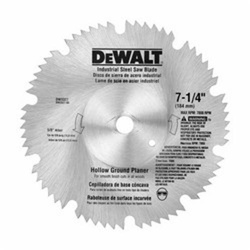 Black+Decker DW3327 Hollow Ground Round Arbor Circular Saw Blade, 7-1/4 in Dia x 0.075 in THK, 5/8 in Arbor, Steel Blade, 60 Teeth