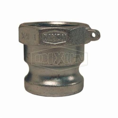 Dixon 100-A-PM Boss-Lock Type A Cam and Groove Adapter, 1 in, Male Adapter x FNPT, Malleable Iron, Domestic