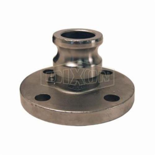 Dixon 100-AL-SS Cam and Groove Adapter, 1 in, Adapter x Class 150 Flange, 316 Stainless Steel, Domestic