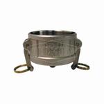 Dixon 100-DC-SS Type DC Cam and Groove Dust Cap, 1 in, 316 Stainless Steel, Domestic