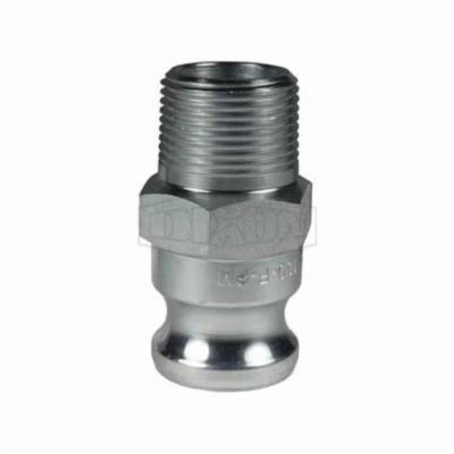 Dixon 100-F-PM Boss-Lock Type F Cam and Groove Adapter, 1 in, Male Adapter x MNPT, Malleable Iron, Domestic